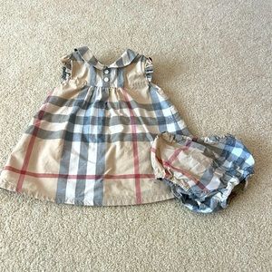Baby Burberry Dress, size 3 month